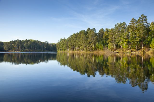Peaceful lake landscape representing Alabama divorce property division