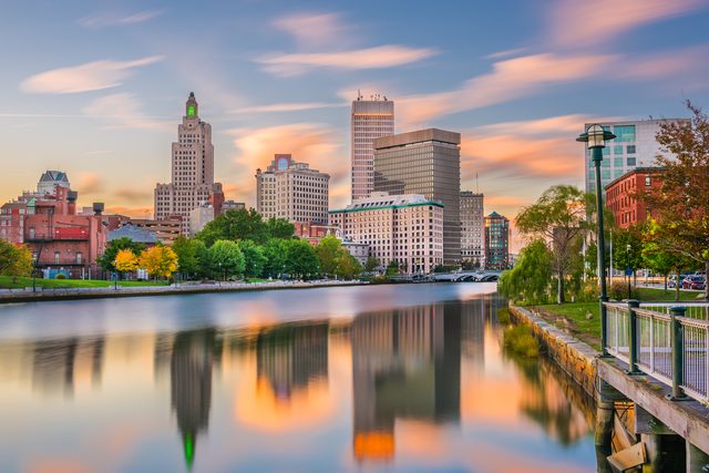 Connecticut river skyline representing spousal support planning in divorce