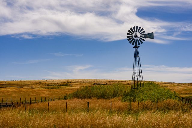 Kansas countryside landscape representing property protection in divorce