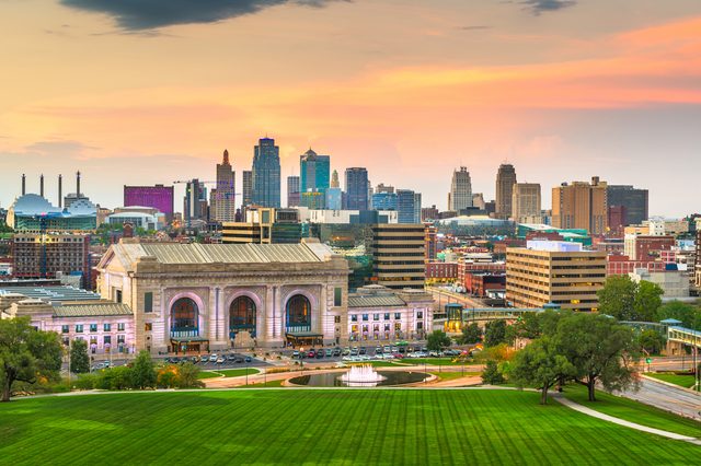 Kansas City skyline representing spousal maintenance and divorce financial planning under Kansas family law