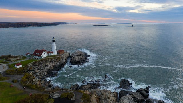 Maine lighthouse coastline representing separate property protection in equitable distribution divorce