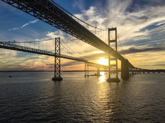 Chesapeake Bay sunset representing separate property protection in Maryland divorce