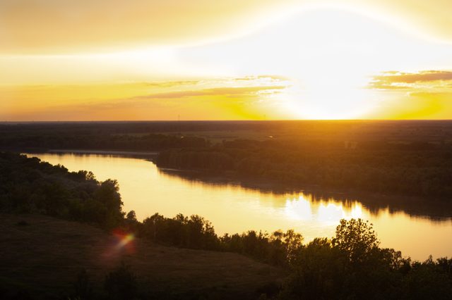 Missouri river and forest landscape representing child support enforcement tools under Chapter 454 RSMo