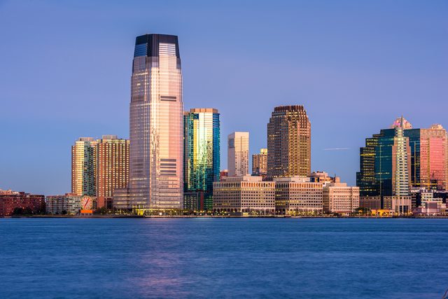 New Jersey cityscape with waterfront representing divorce decision pathways