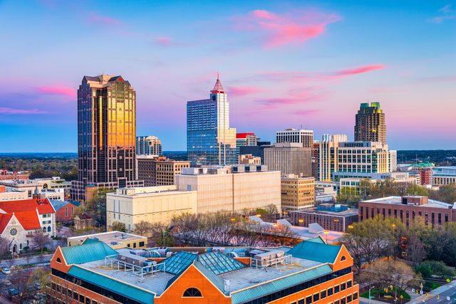 North Carolina Raleigh cityscape representing spousal support and alimony planning