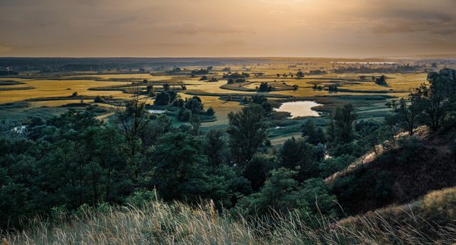 North Dakota fields and forest landscape representing spousal support and alimony planning