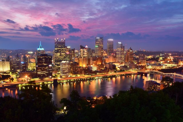 Pittsburgh skyline representing Pennsylvania spousal support and divorce financial planning