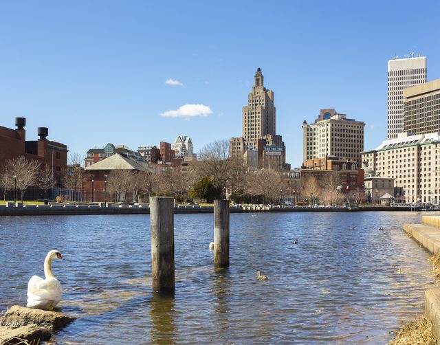 Providence Rhode Island waterfront skyline representing separate property protection in equitable distribution divorce