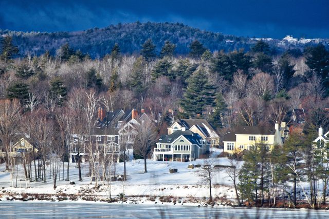 Vermont lakeside community in winter representing custody and parenting plan guidance