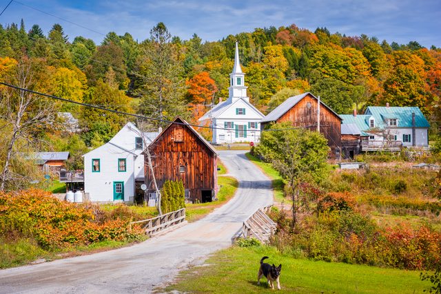 Rural Vermont village representing DIY divorce filing and mediation options