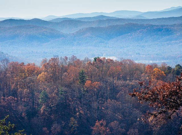 Virginia Blue Ridge Mountains autumn landscape representing divorce pathways