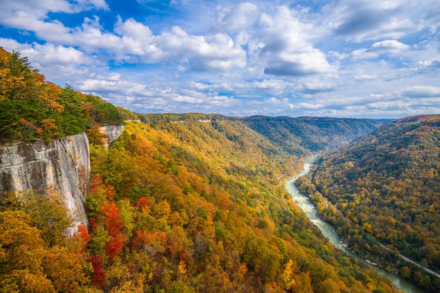 West Virginia mountain landscape representing spousal support and divorce financial planning under state alimony law