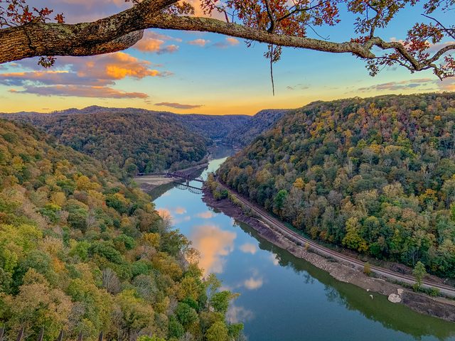 West Virginia sunset landscape representing support enforcement under W. Va. Code Chapter 48