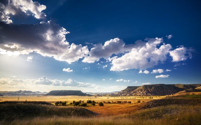 Wyoming landscape representing property division in divorce proceedings